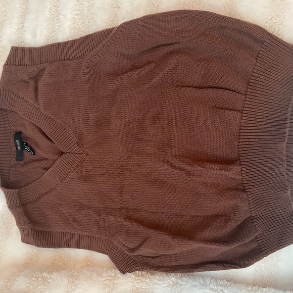 Forever 21, Winter Vest, Size: Small, Color: Brown - Picture 1 of 1